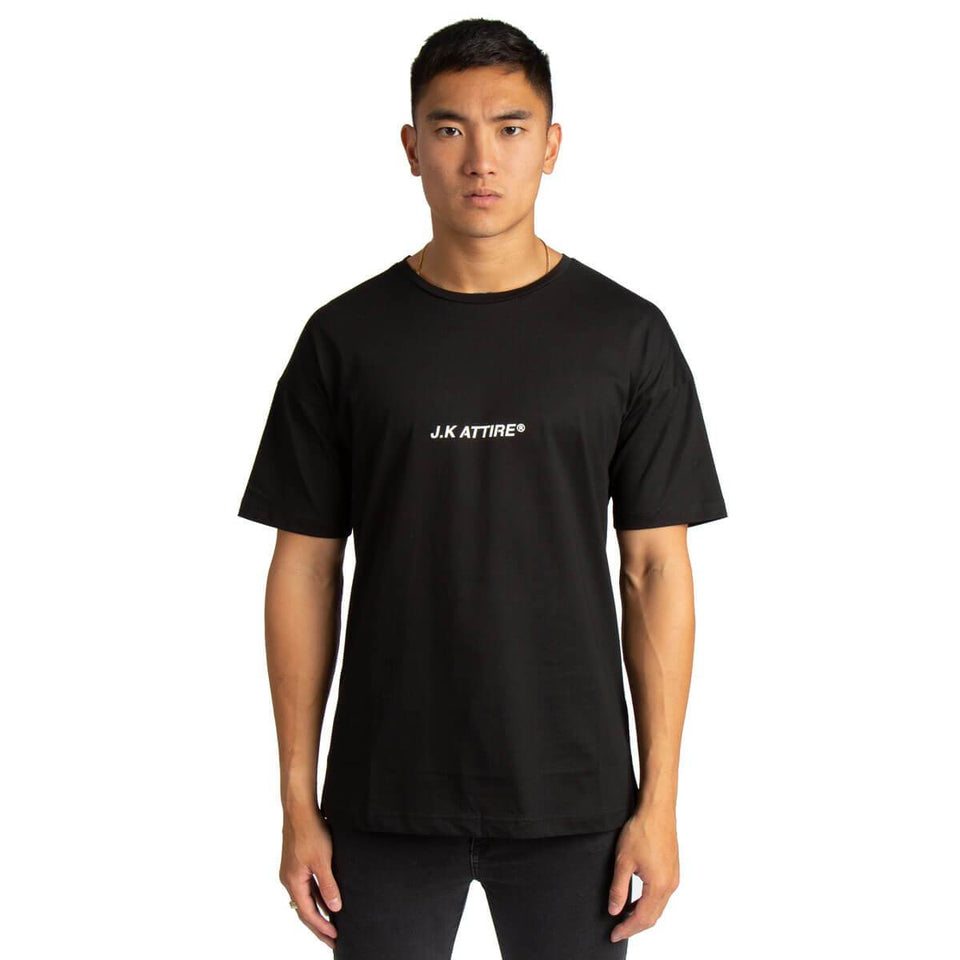 JK Attire Logo T-Shirt - Black/White
