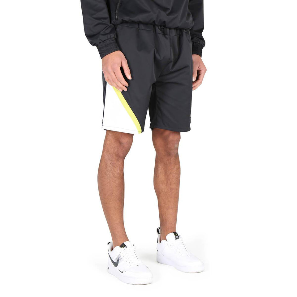 BMT 1/4 Zip Shell Shorts - Black