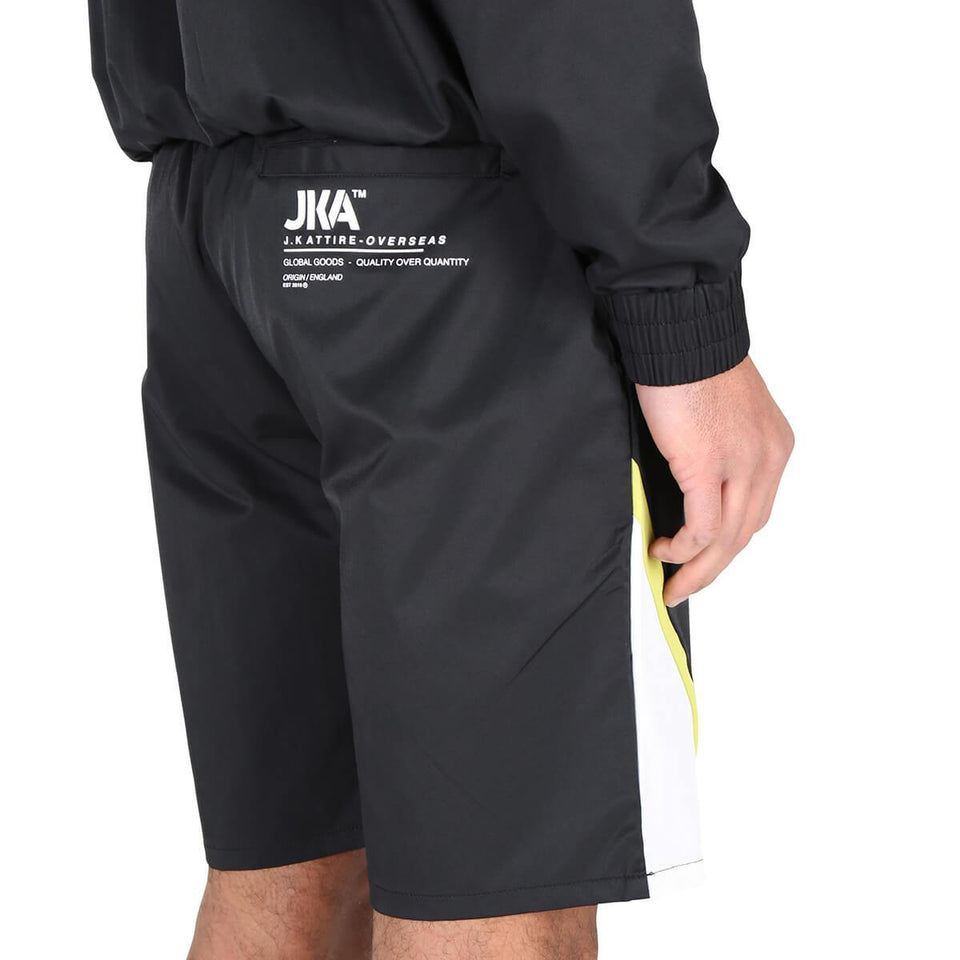 BMT 1/4 Zip Shell Shorts - Black
