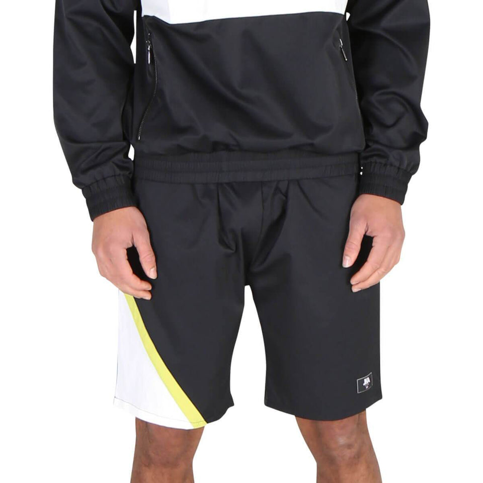 BMT 1/4 Zip Shell Shorts - Black