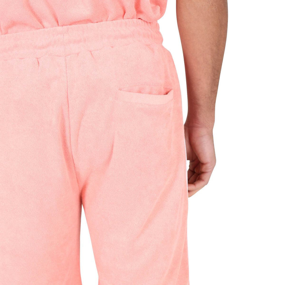 Cairo Embossed Towelling Shorts - Rose