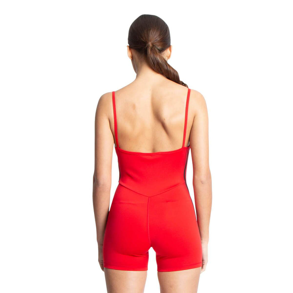 Coachella Romper Unitard - Red