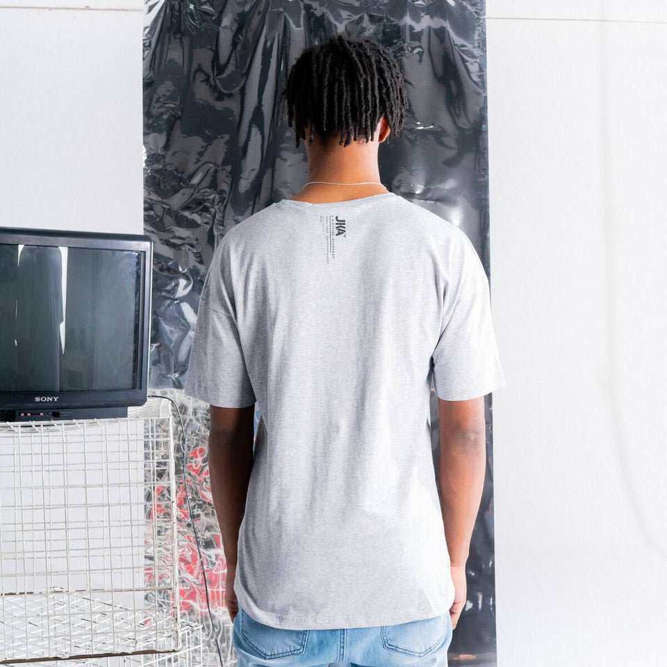 JK Attire Logo T-Shirt - Grey/Black