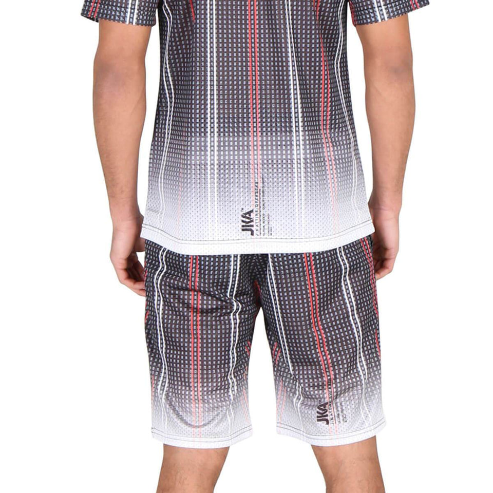 Harlem Faded Mesh Shorts - Black