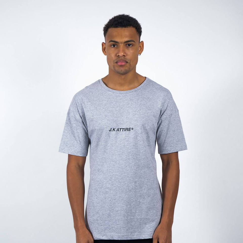 JK Attire Logo T-Shirt - Grey/Black
