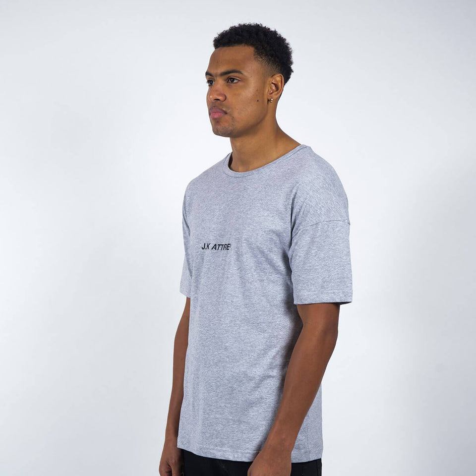 JK Attire Logo T-Shirt - Grey/Black