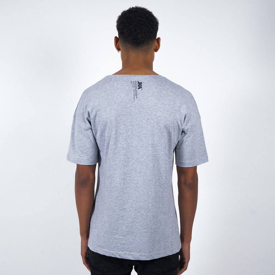 JK Attire Logo T-Shirt - Grey/Black