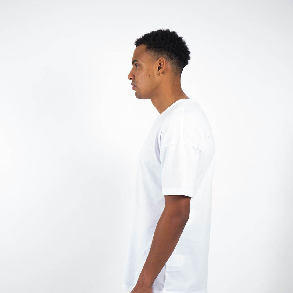JK Attire Logo T-Shirt - White/Black