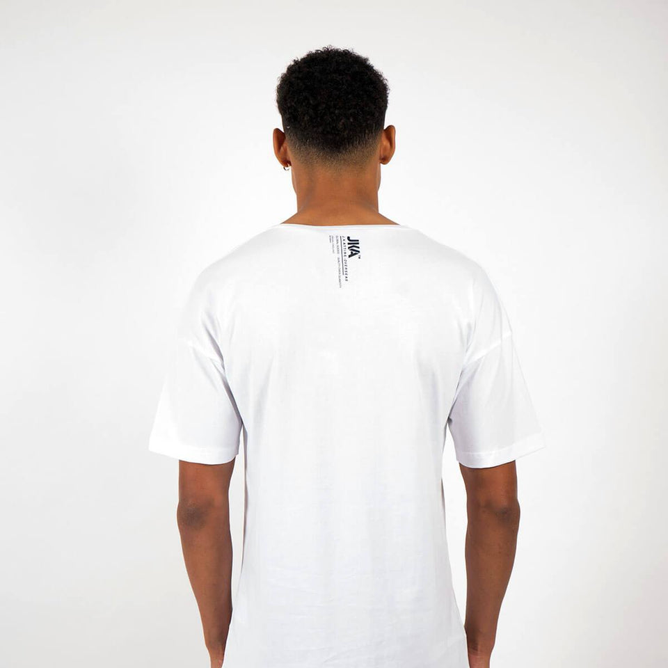 JK Attire Logo T-Shirt - White/Black