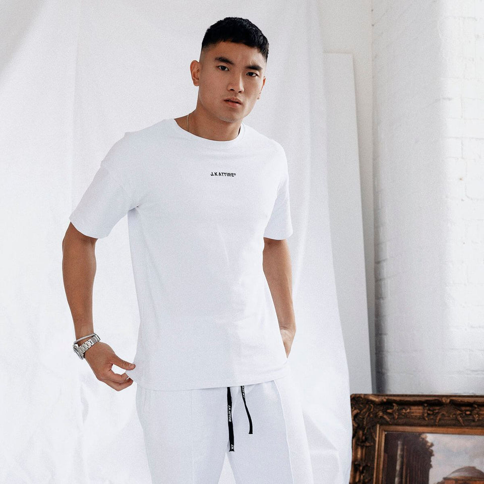 Palace Embroidered Stitch Seam T-Shirt - White
