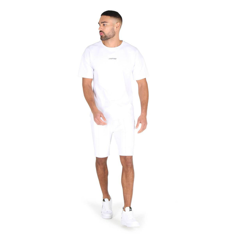 Palace Embroidered Stitch Seam T-Shirt - White