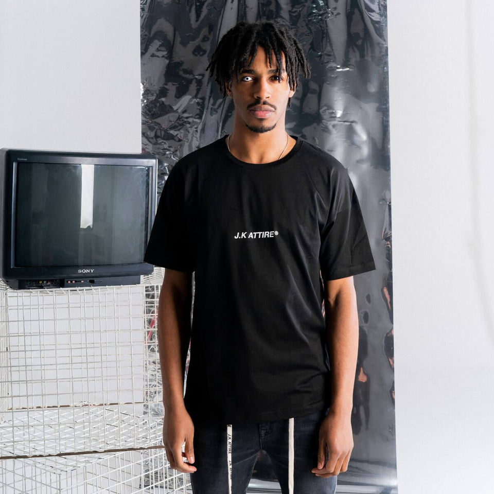 JK Attire Logo T-Shirt - Black/White