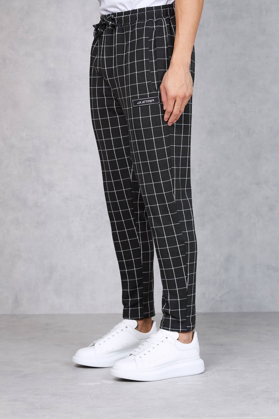 Quebec Check Cropped Trouser