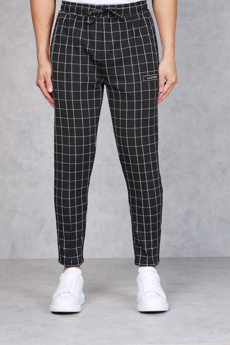 Quebec Check Cropped Trouser