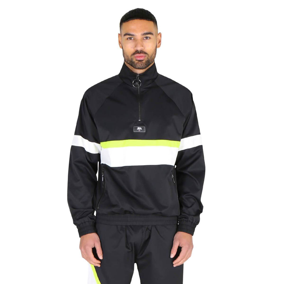 BMT 1/4 Zip Shell Pullover - Black