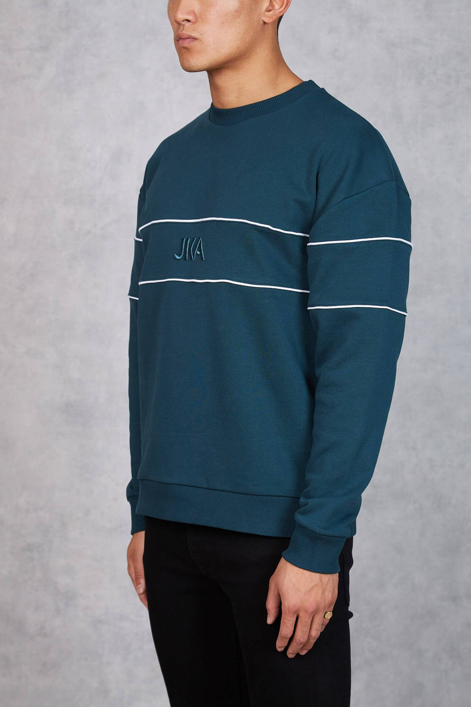 Lincoln Block Sweatshirt - Teal