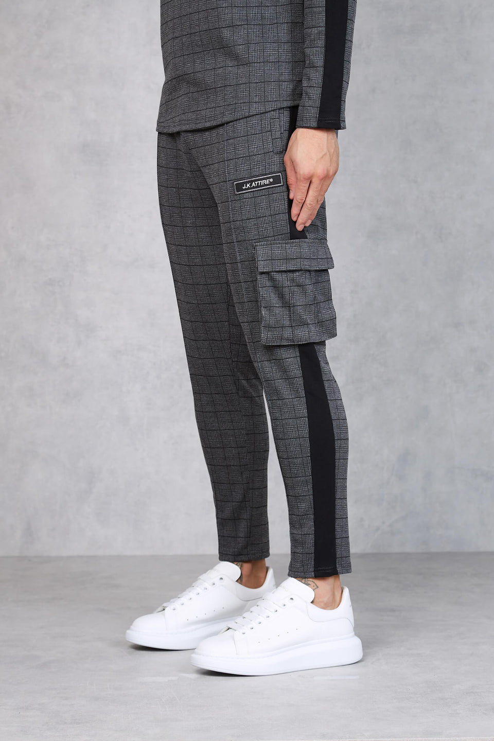 Nonstop Check Cropped Trouser