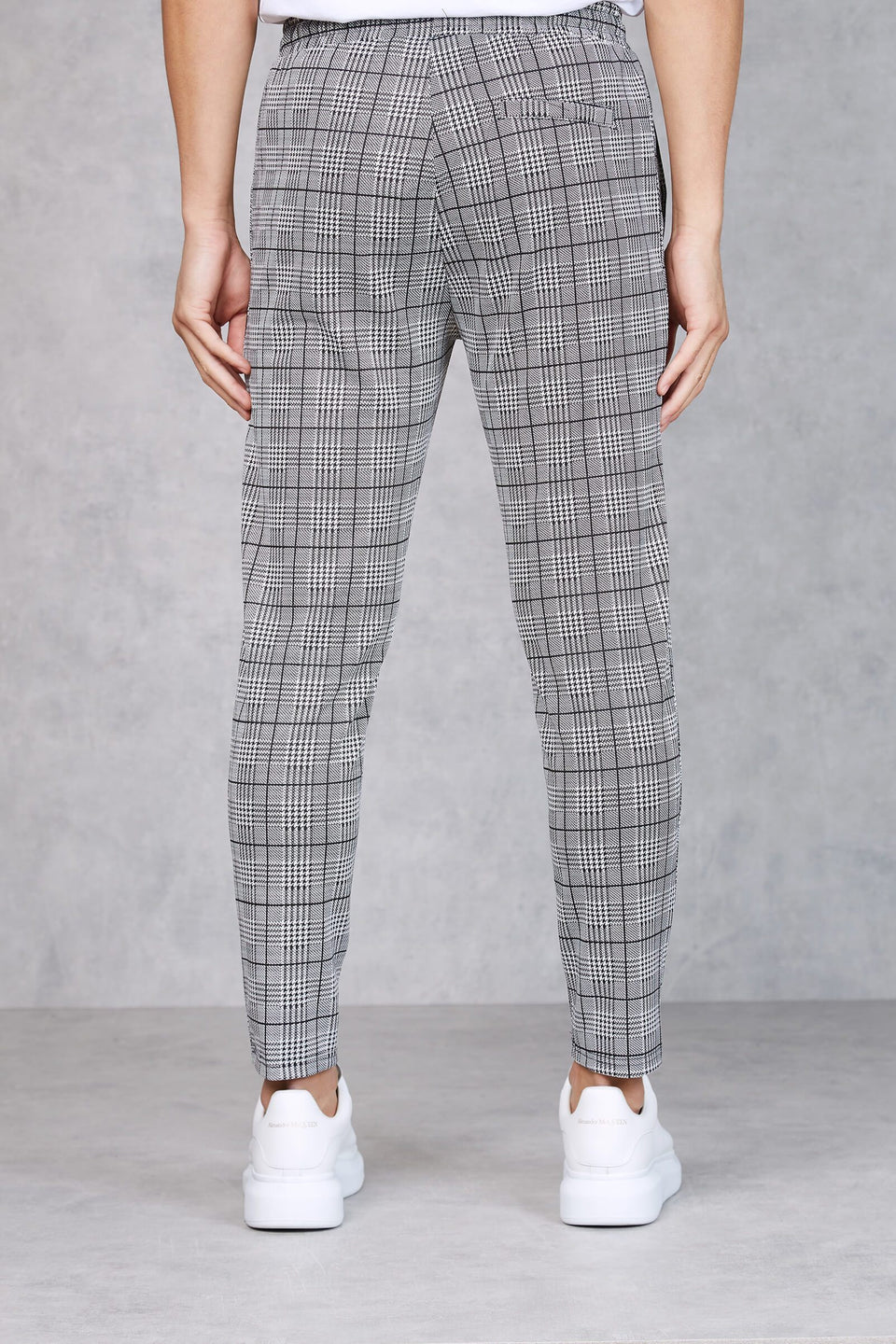 Parma Cropped Trouser - checked