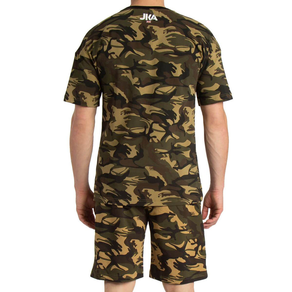 JKA Oversized Rotate Camouflage Shorts - Camo