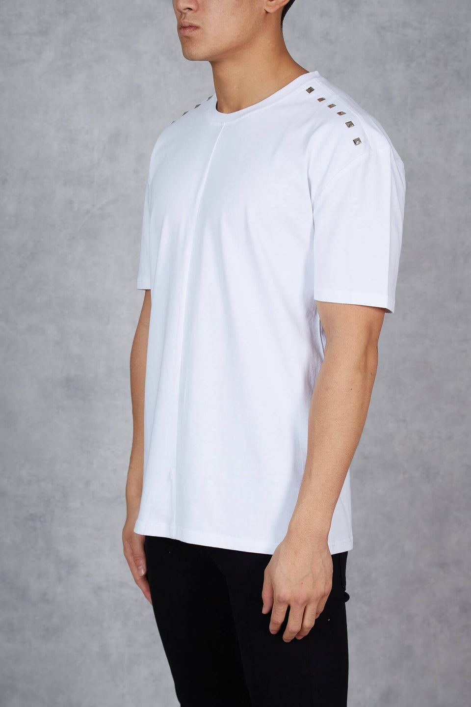 Studded T-Shirt - White